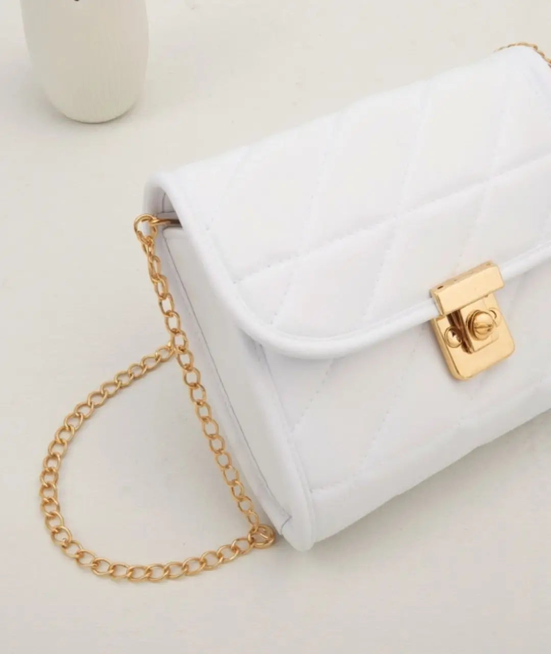White Handbag