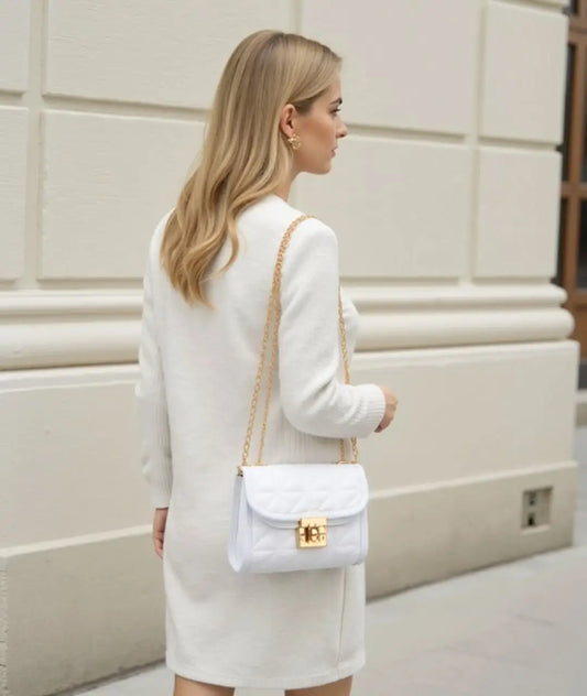 White Handbag