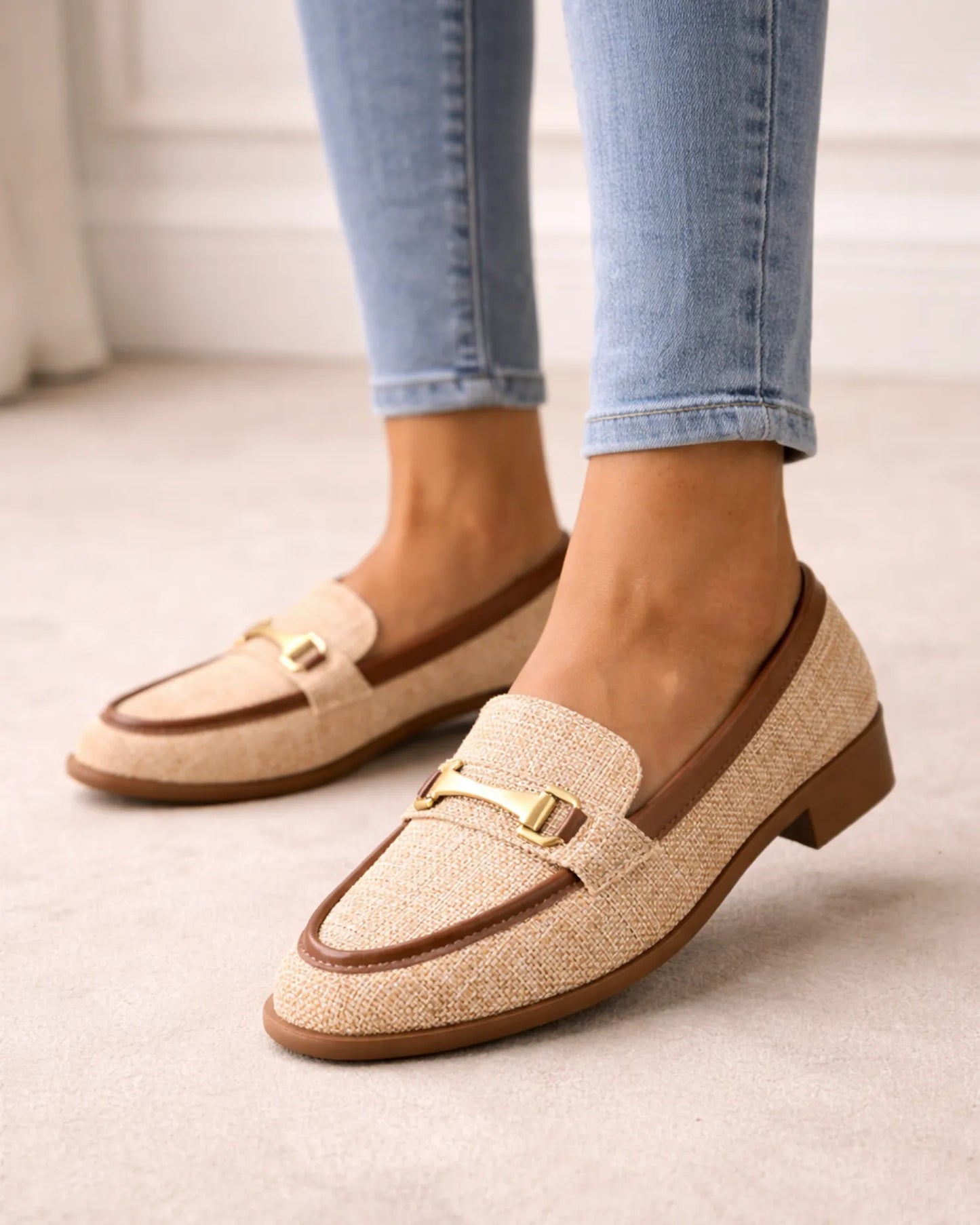 Classic Woven Penny Loafers