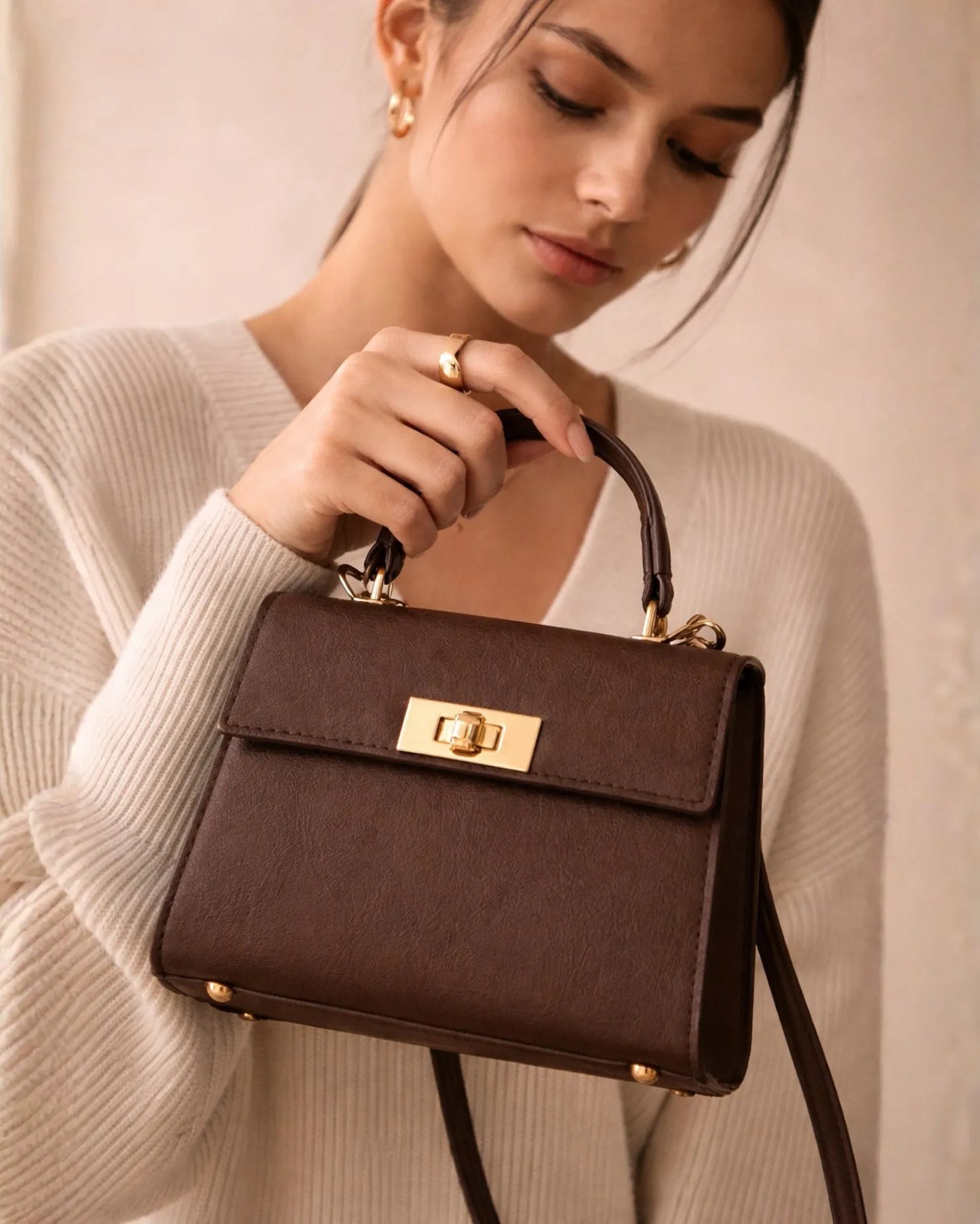 Classic Leather Handbag