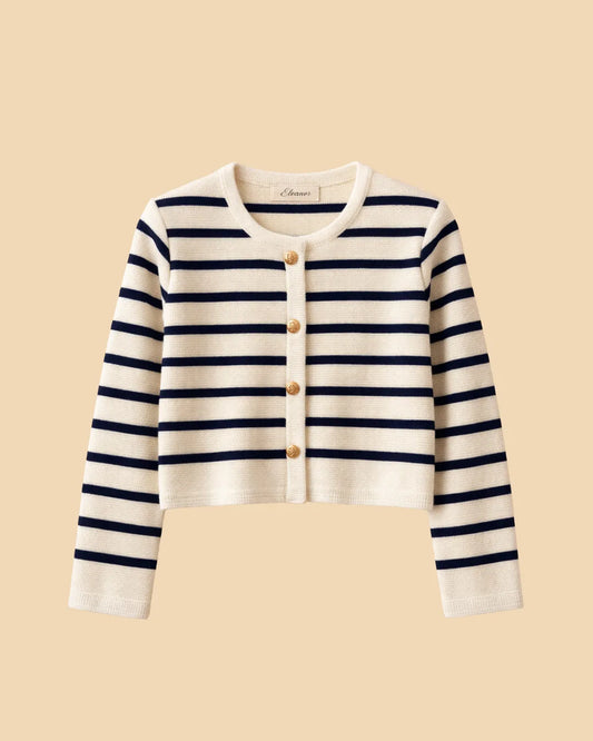 Knitted Striped Cardigan