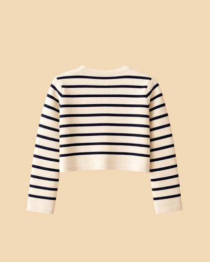 Knitted Striped Cardigan