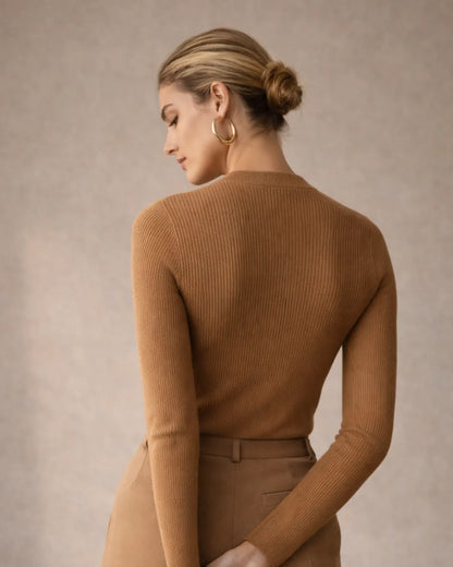 100% Wool Slim Fit Sweater