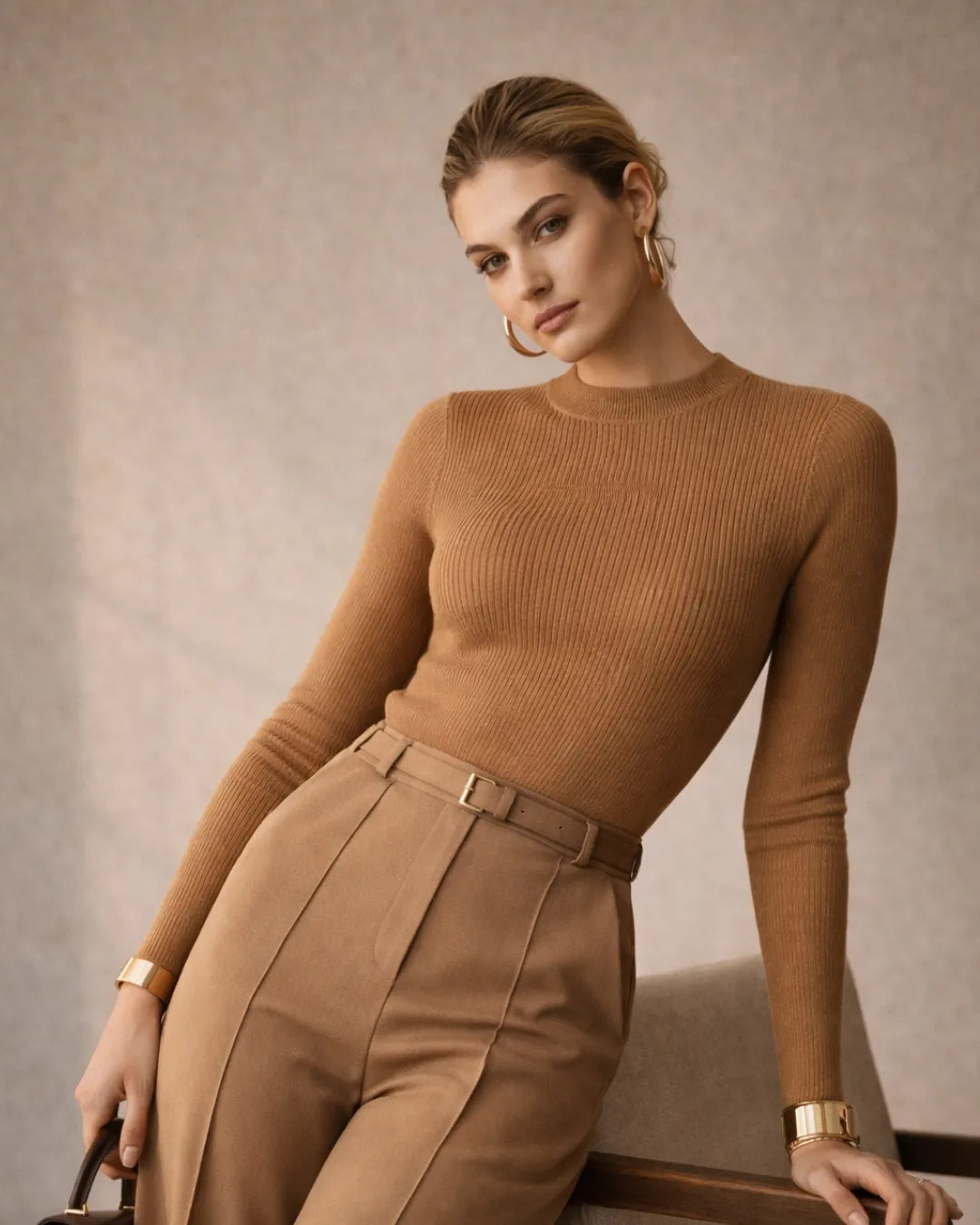 100% Wool Slim Fit Sweater