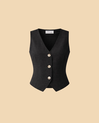 Linen Vest