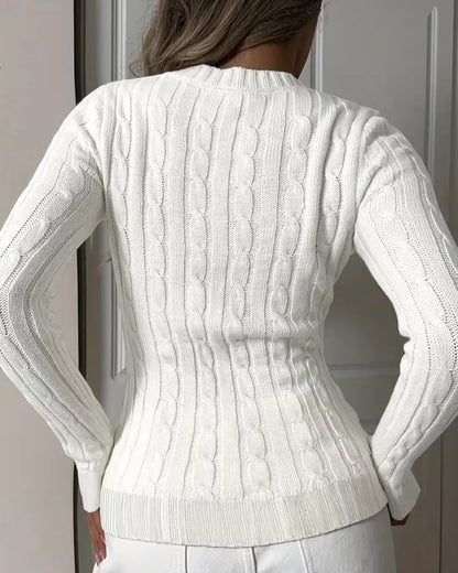 Cable-Knit Sweater