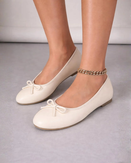 Leather Ballet Flats
