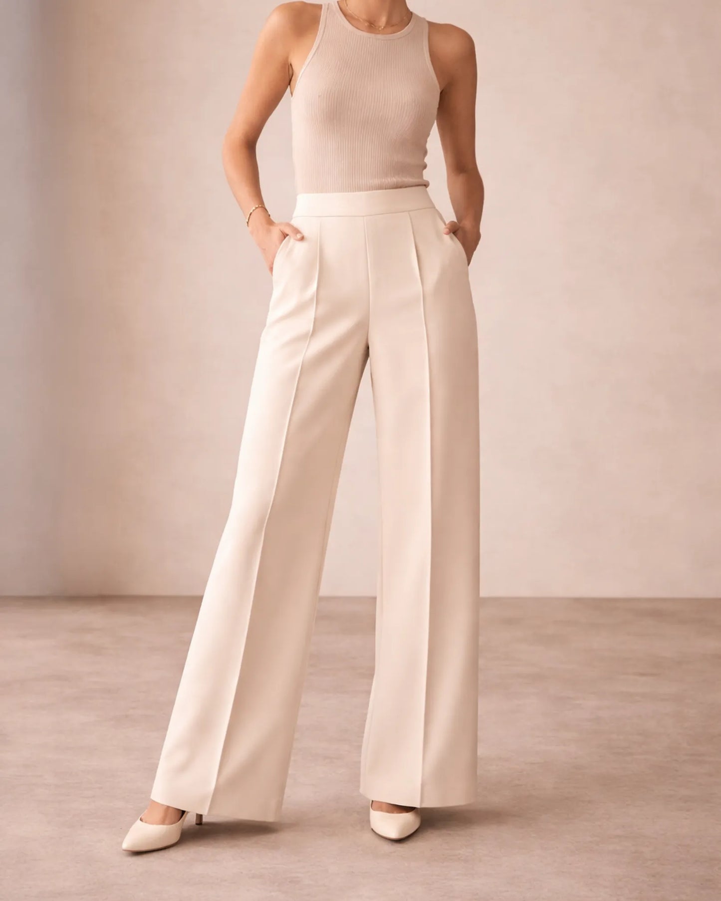 Wide-Leg Trousers