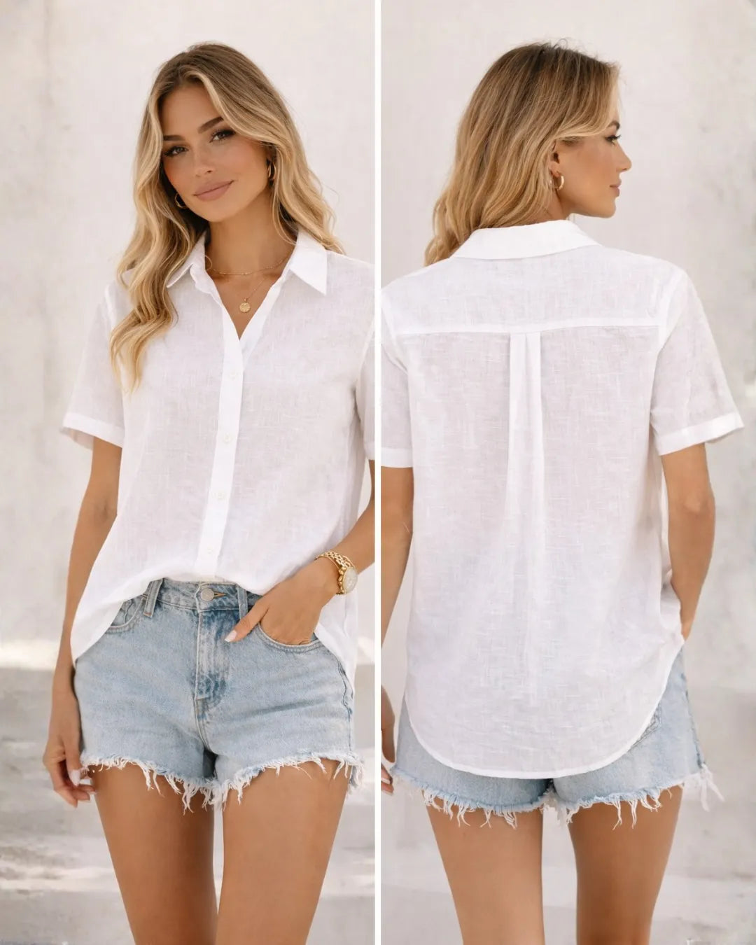 Cotton Button-Down Shirt