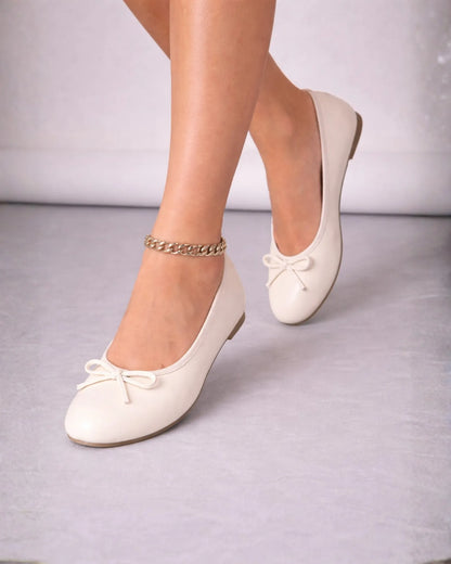 Leather Ballet Flats