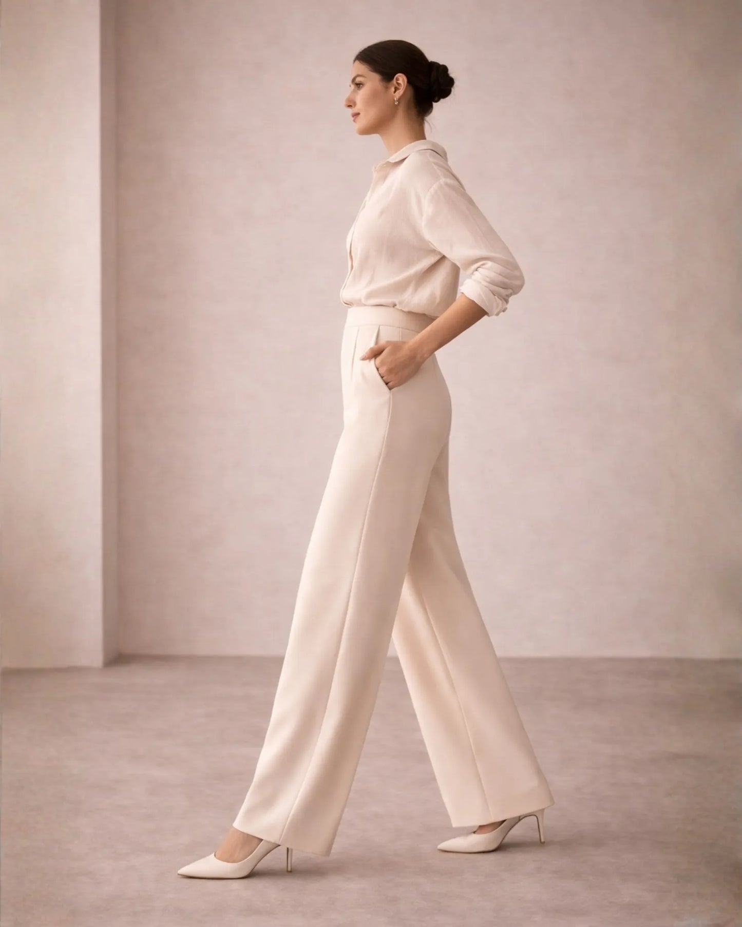 Wide-Leg Trousers