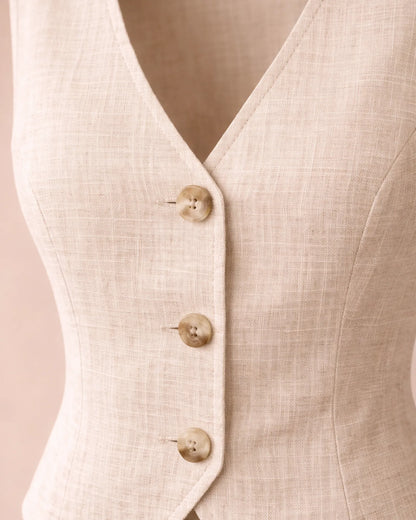 Linen Vest