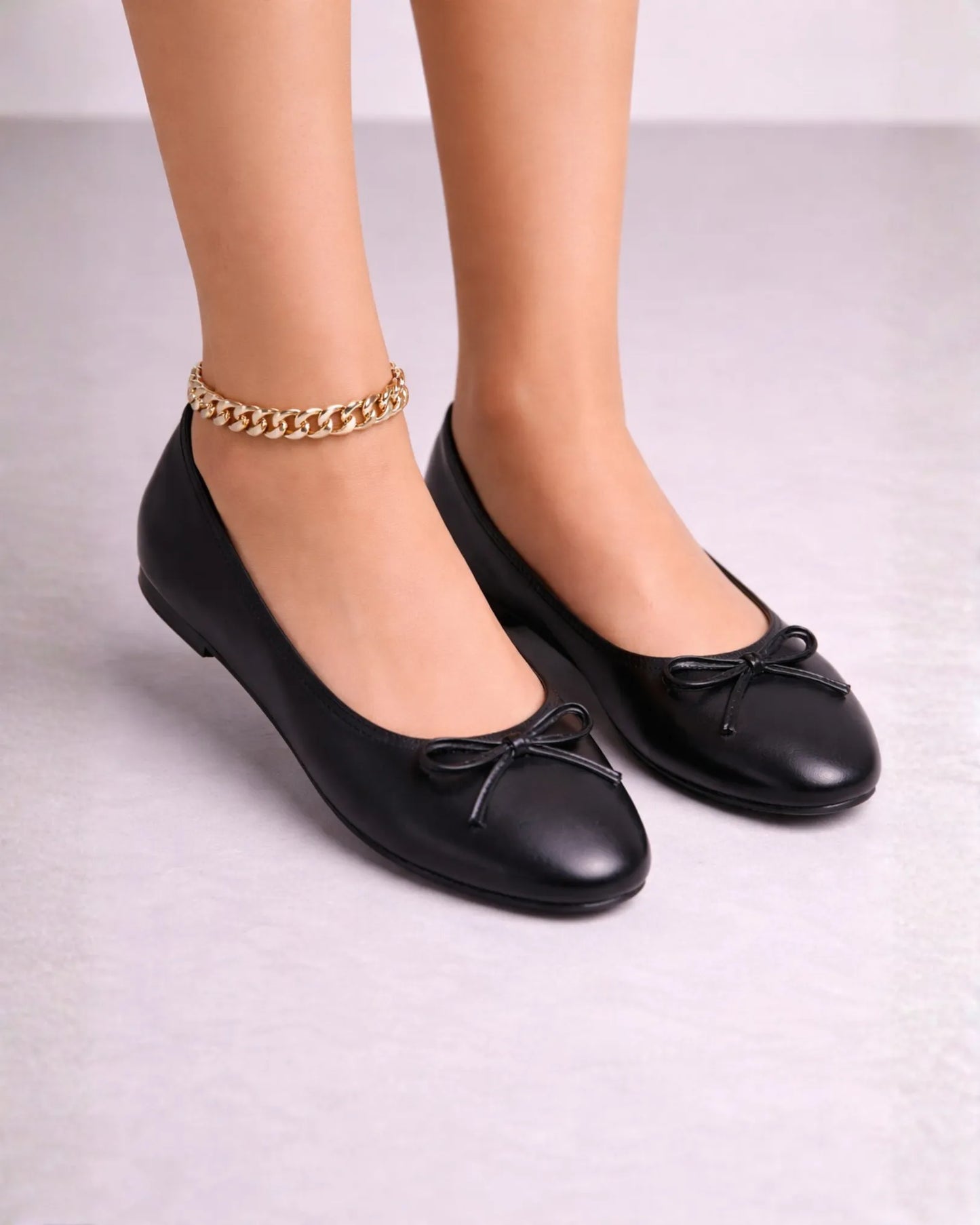 Leather Ballet Flats