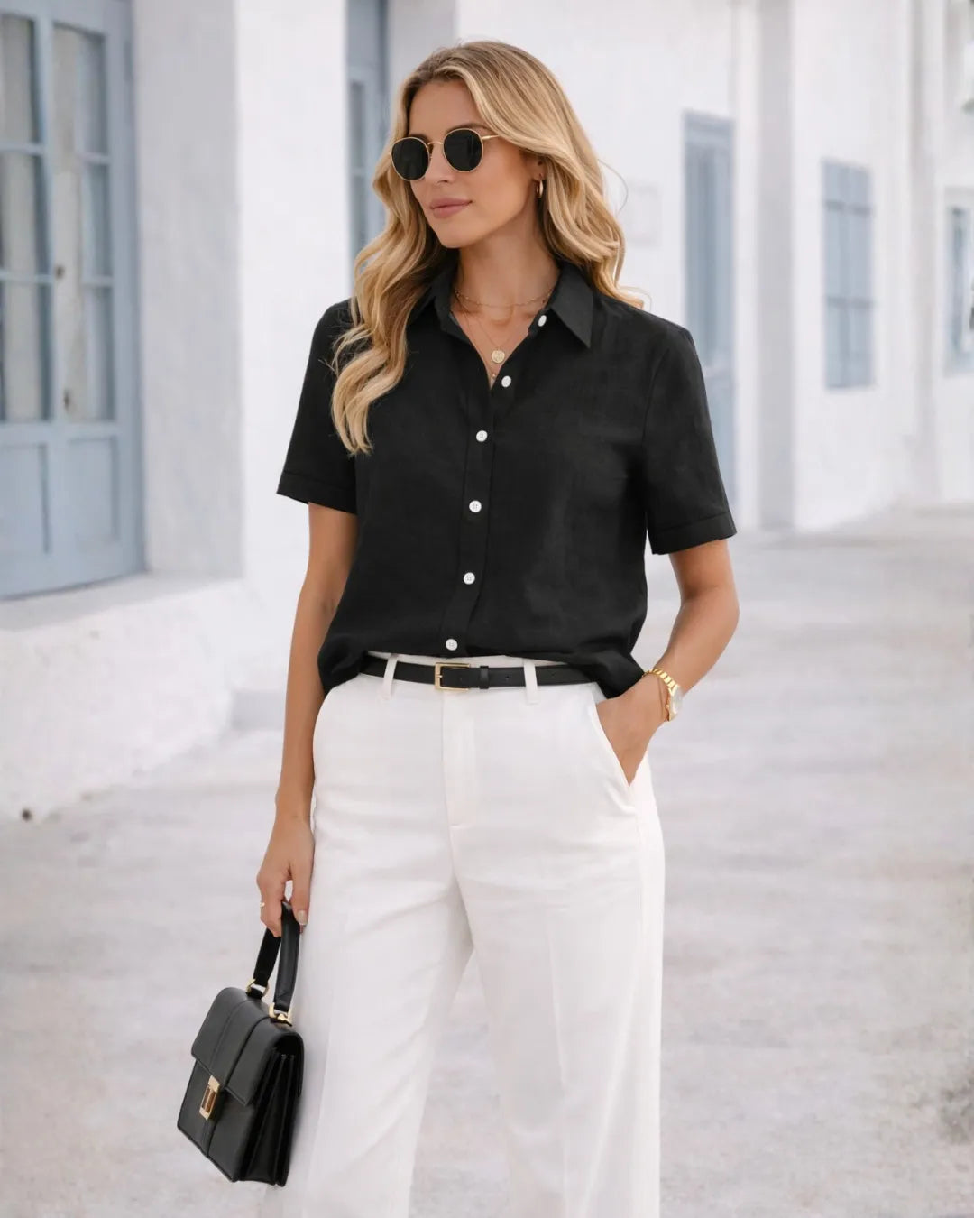 Cotton Button-Down Shirt