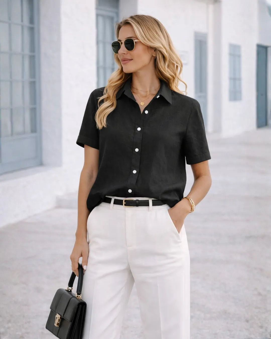 Cotton Button-Down Shirt