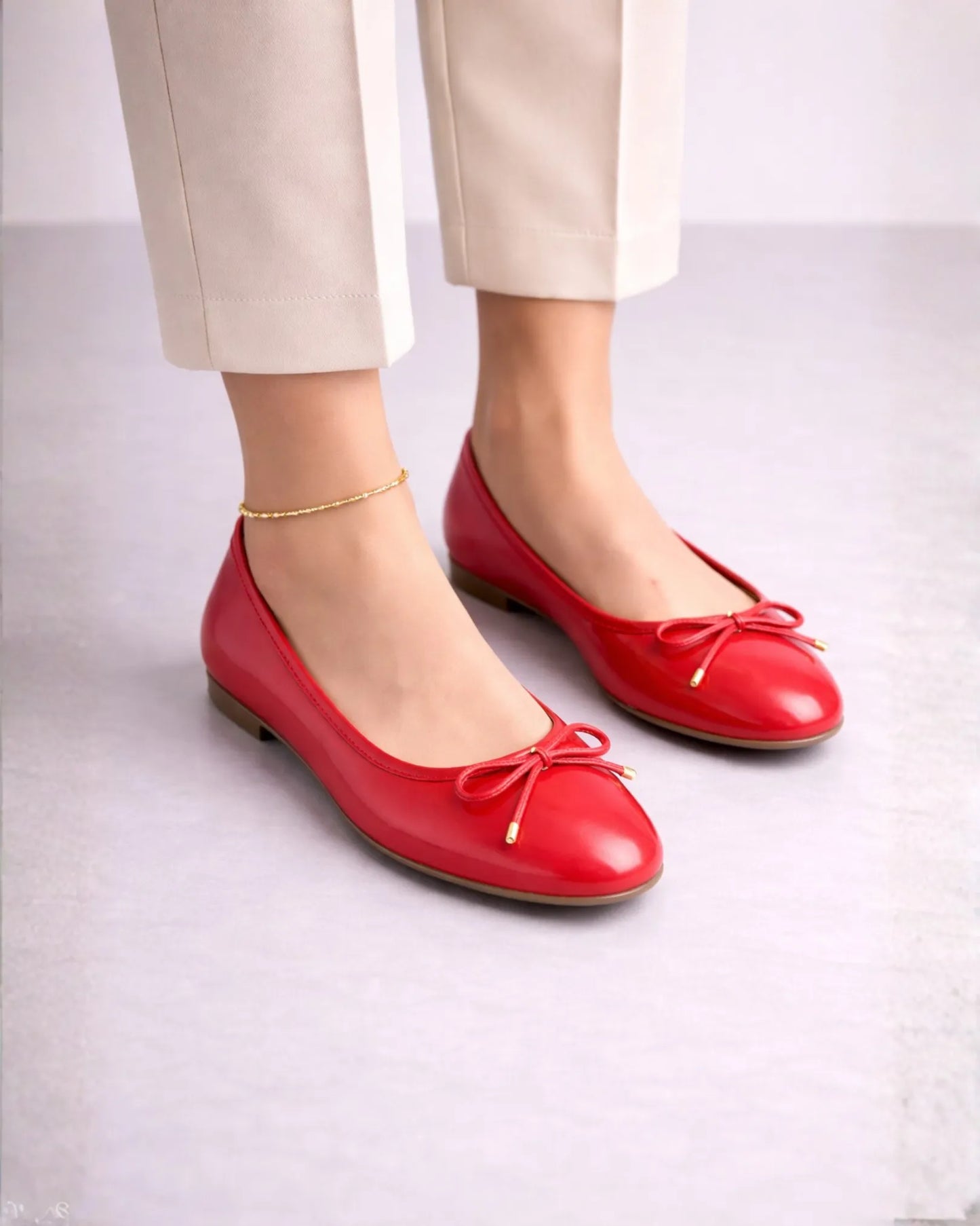 Leather Ballet Flats