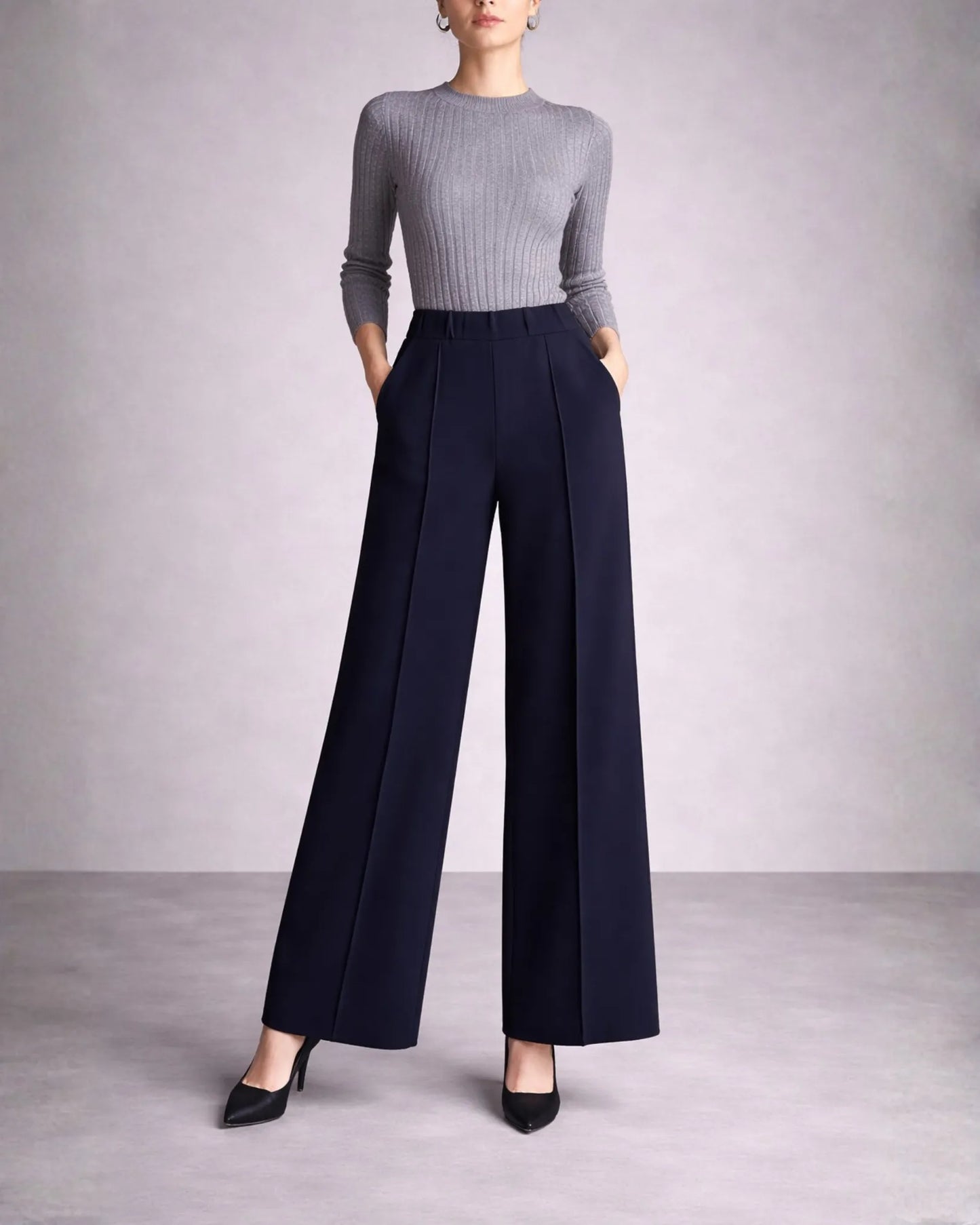 Wide-Leg Trousers
