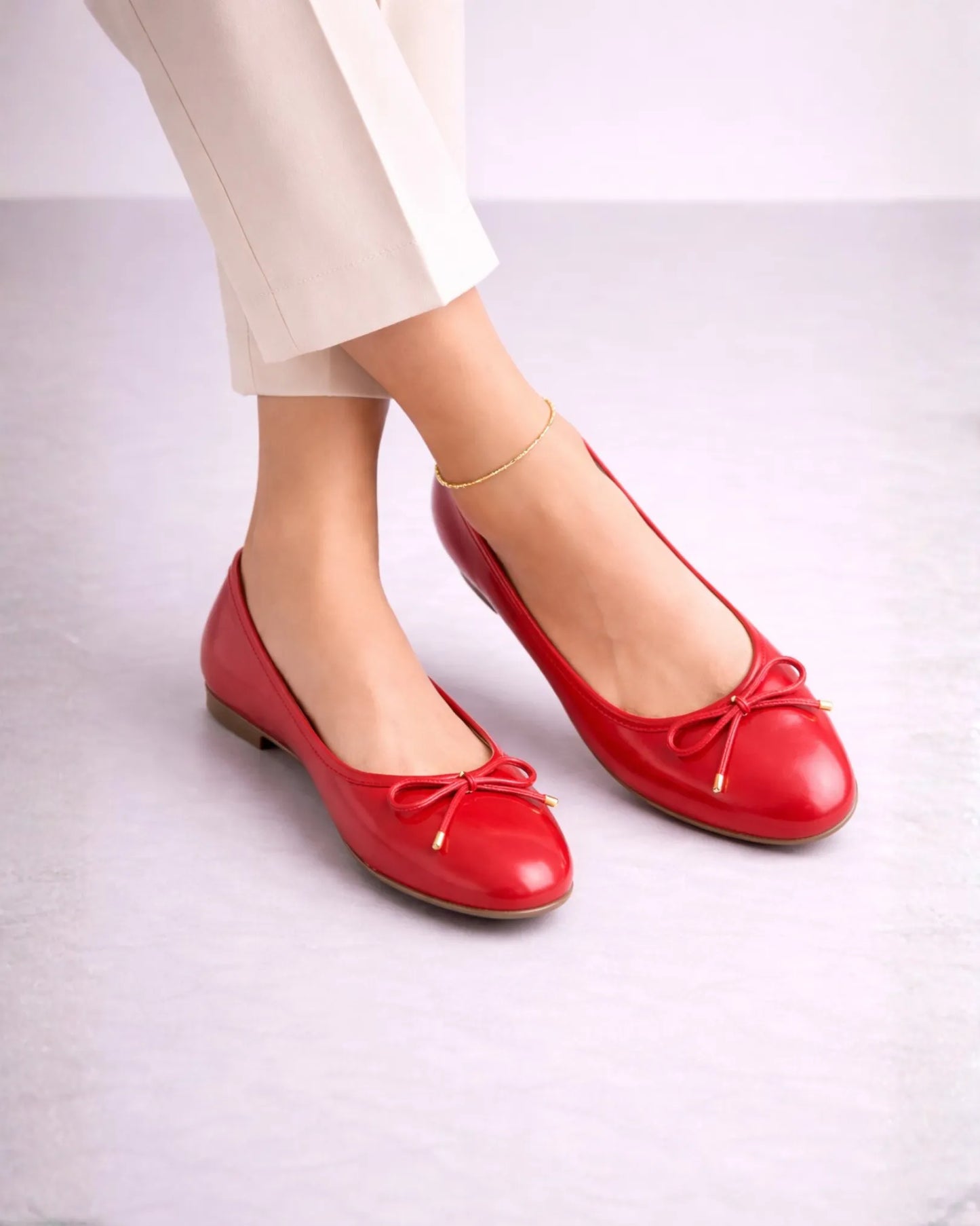 Leather Ballet Flats