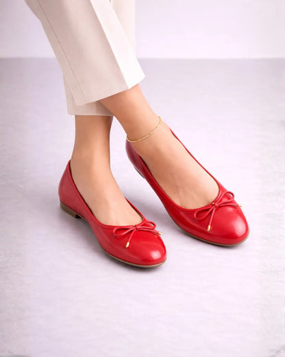 Leather Ballet Flats
