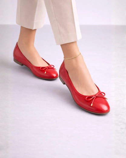 Leather Ballet Flats