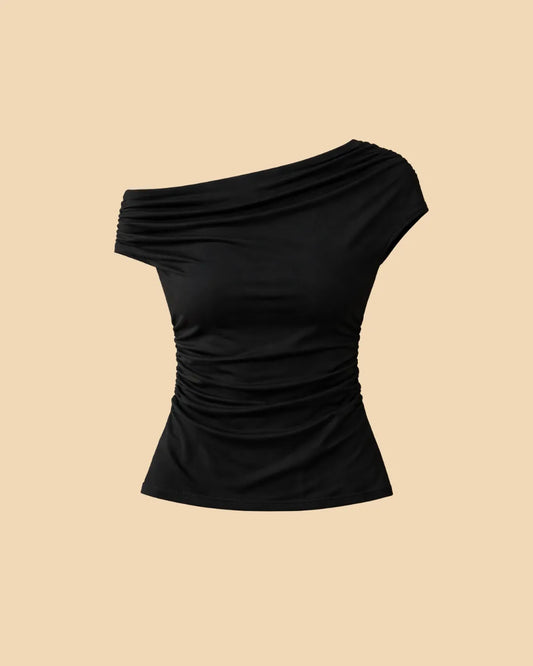 Off-Shoulder Sculpt Top