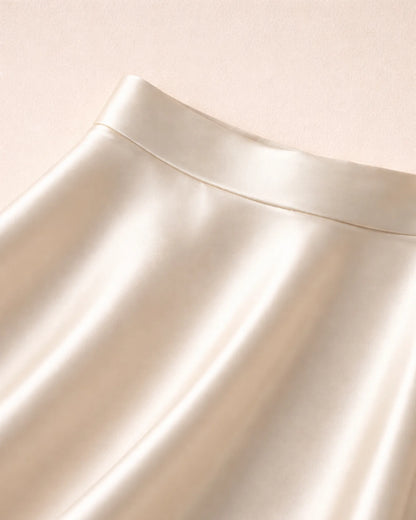 Satin Midi Skirt