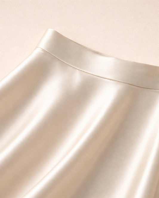 Satin Midi Skirt