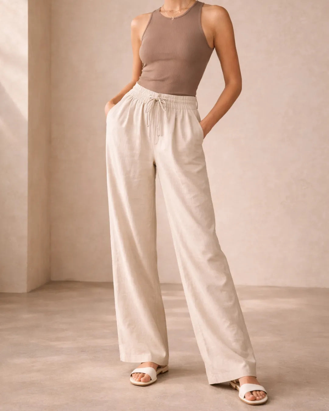 Linen Relaxed Trousers