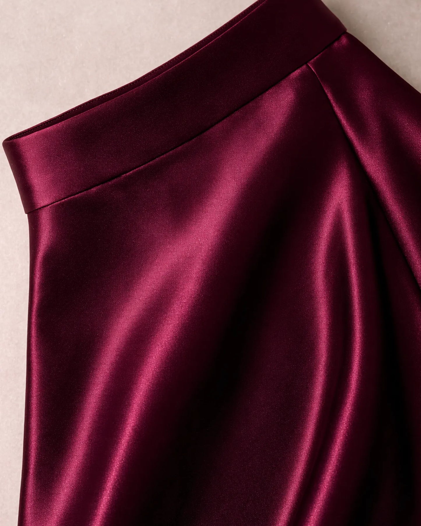 Satin Midi Skirt