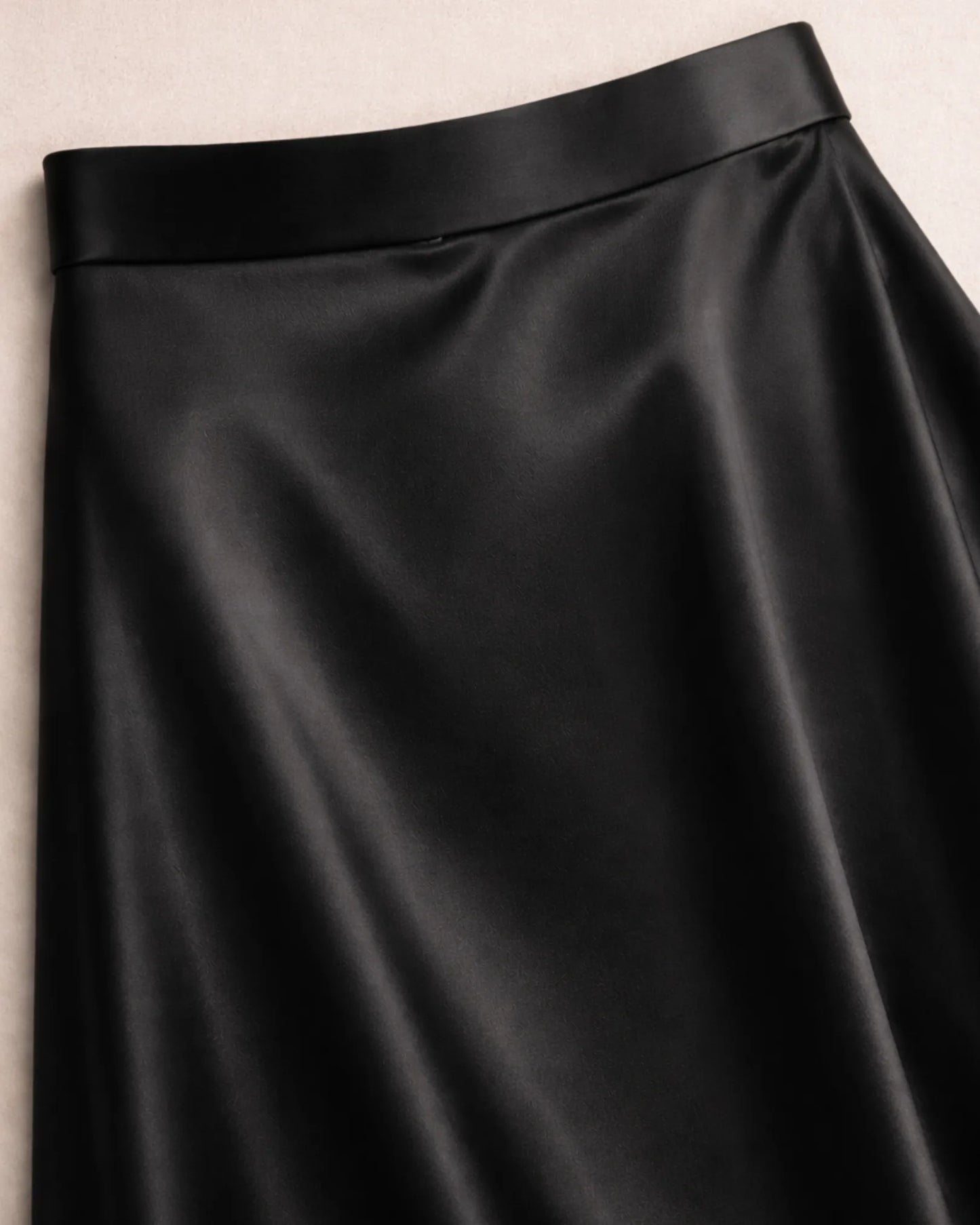 Satin Midi Skirt