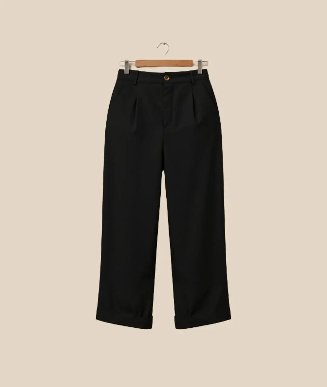 Linen Wide-Leg Trousers