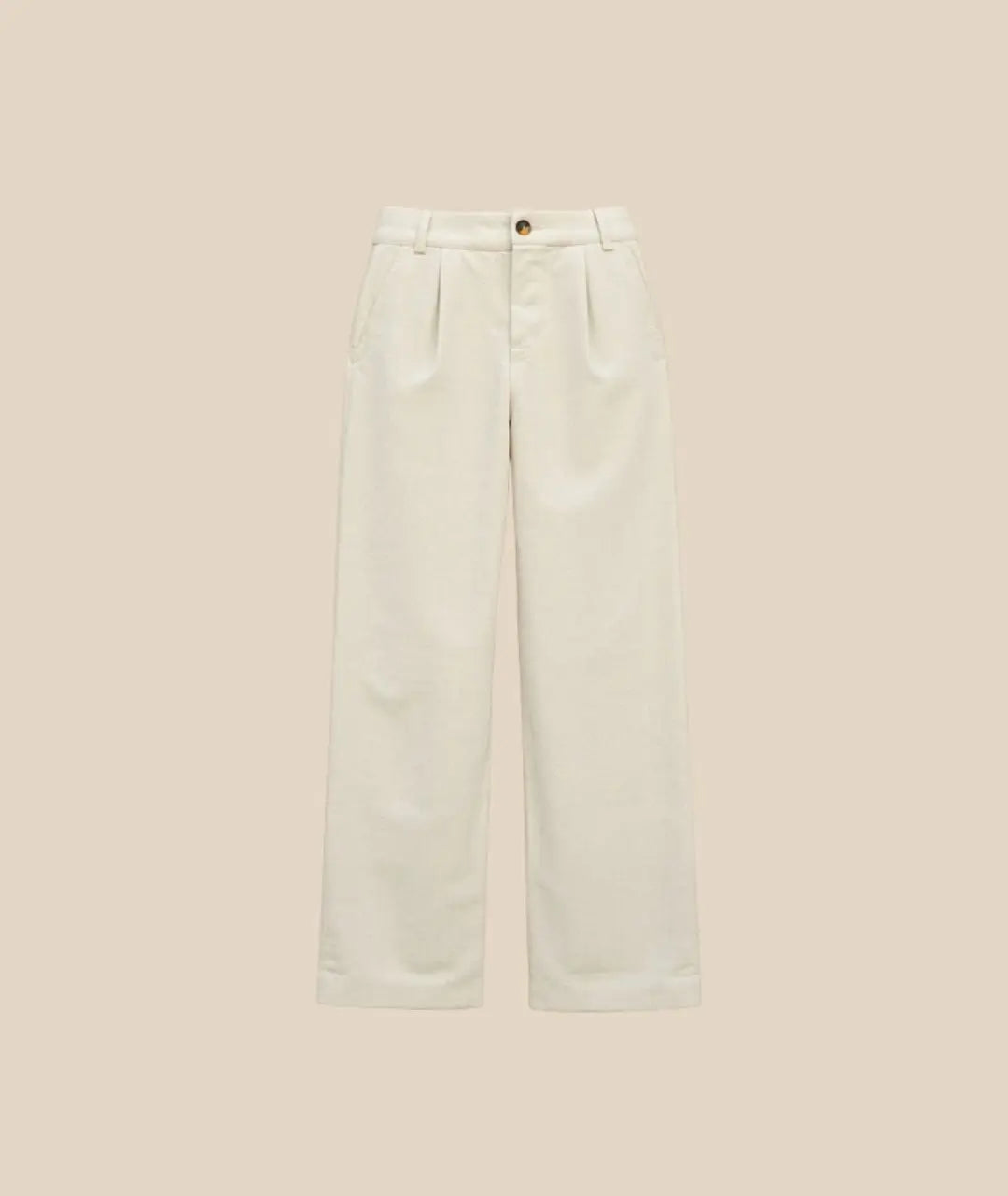 Linen Wide-Leg Trousers