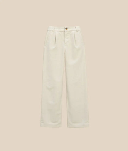 Linen Wide-Leg Trousers