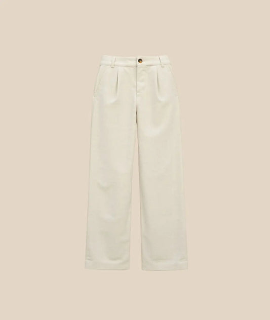 Linen Wide-Leg Trousers