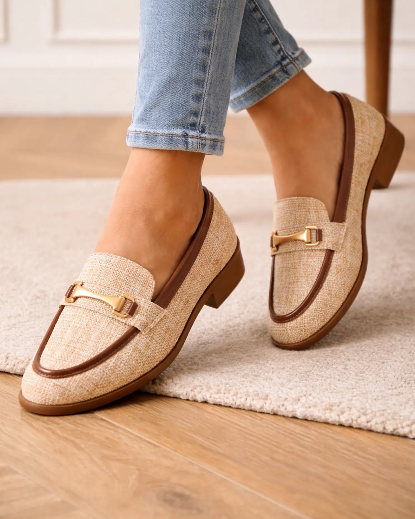 Classic Woven Penny Loafers