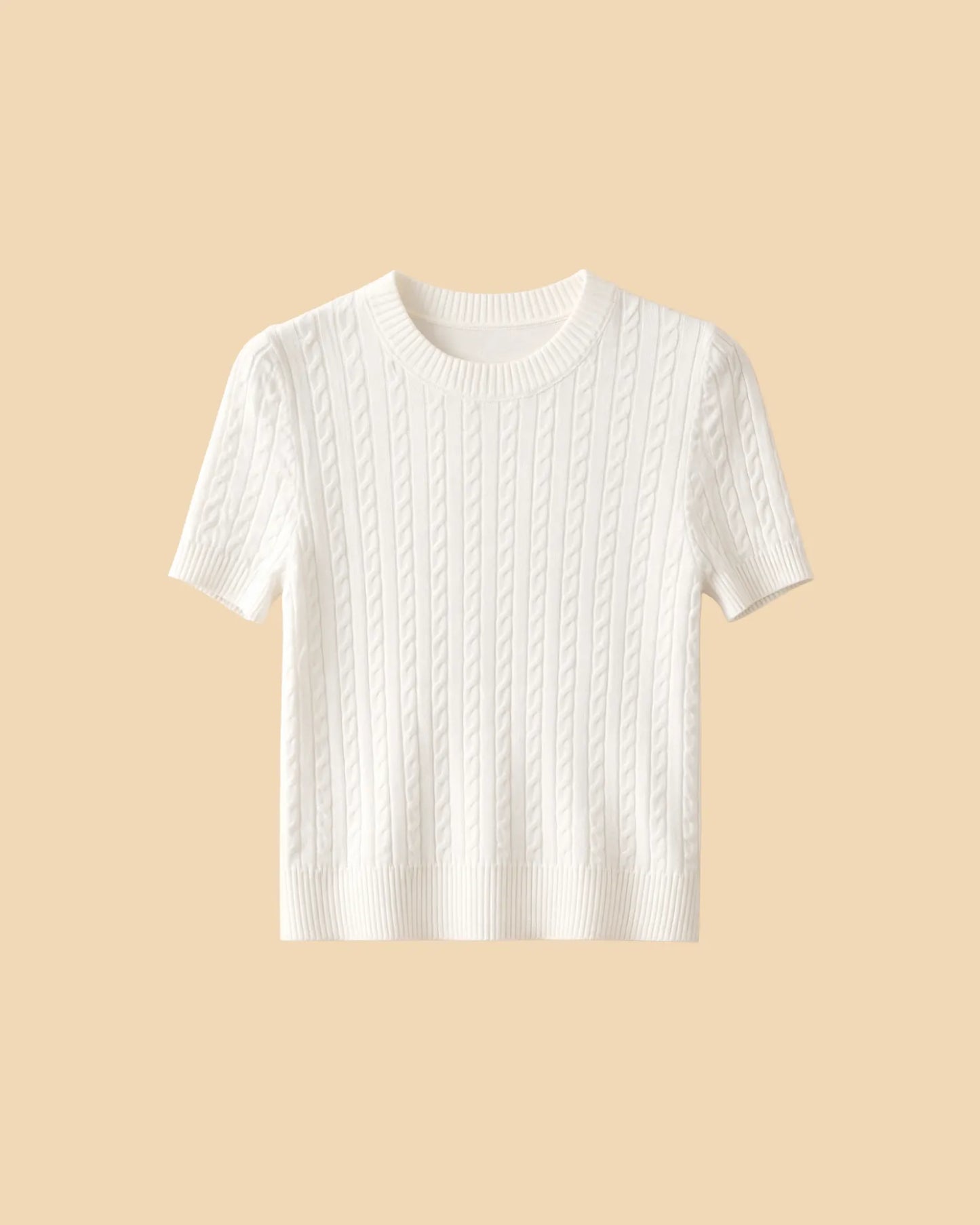 Knit Short Sleeve Top