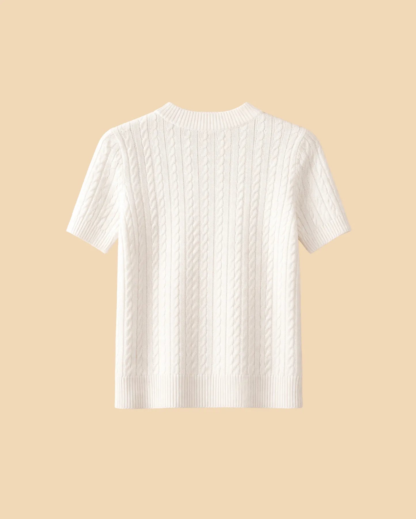 Knit Short Sleeve Top