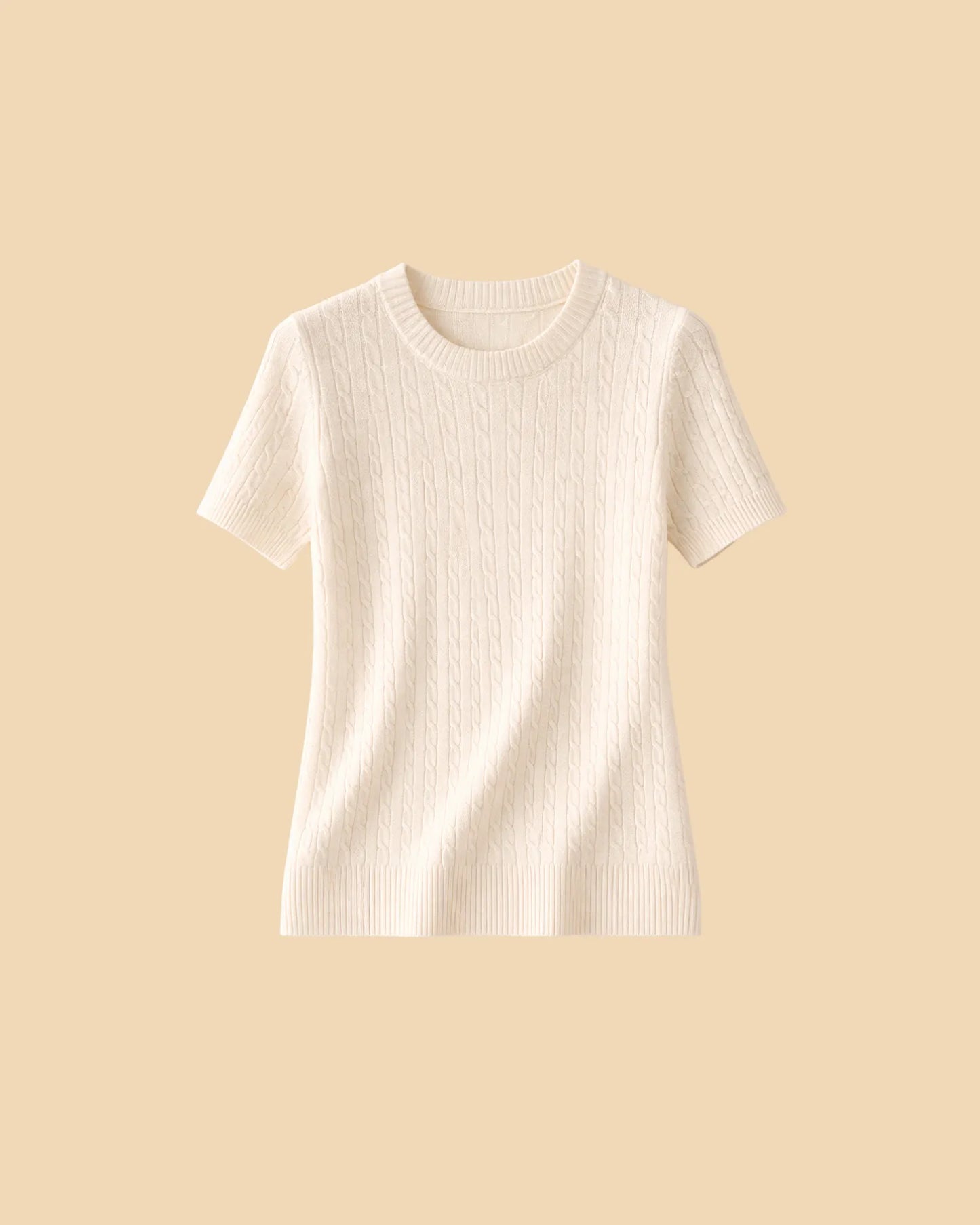 Knit Short Sleeve Top
