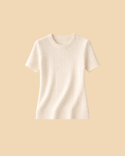 Knit Short Sleeve Top