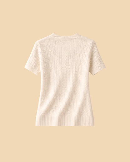 Knit Short Sleeve Top
