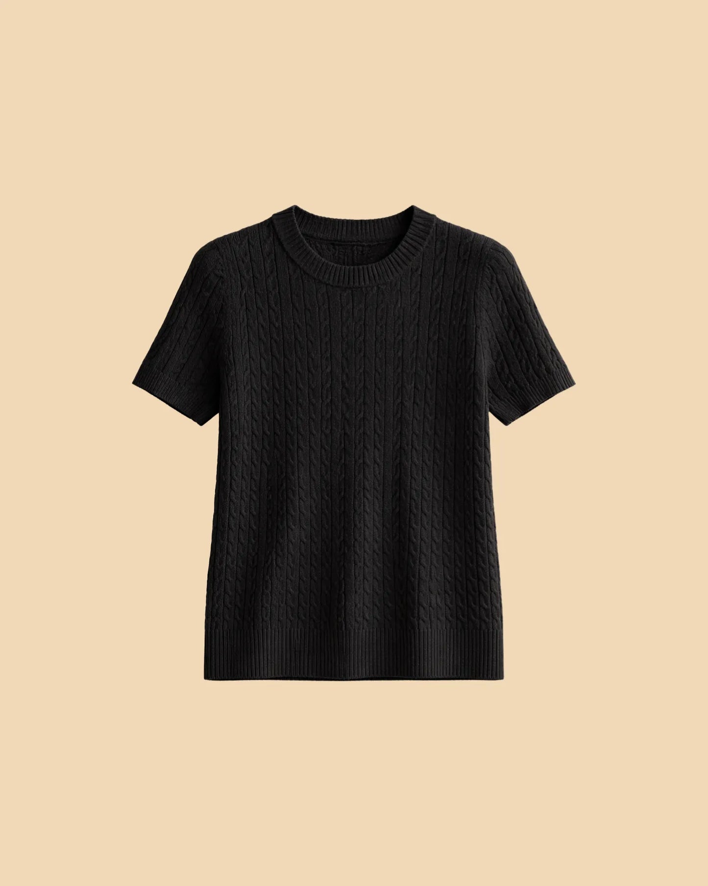Knit Short Sleeve Top