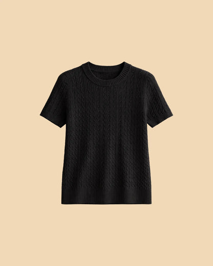 Knit Short Sleeve Top