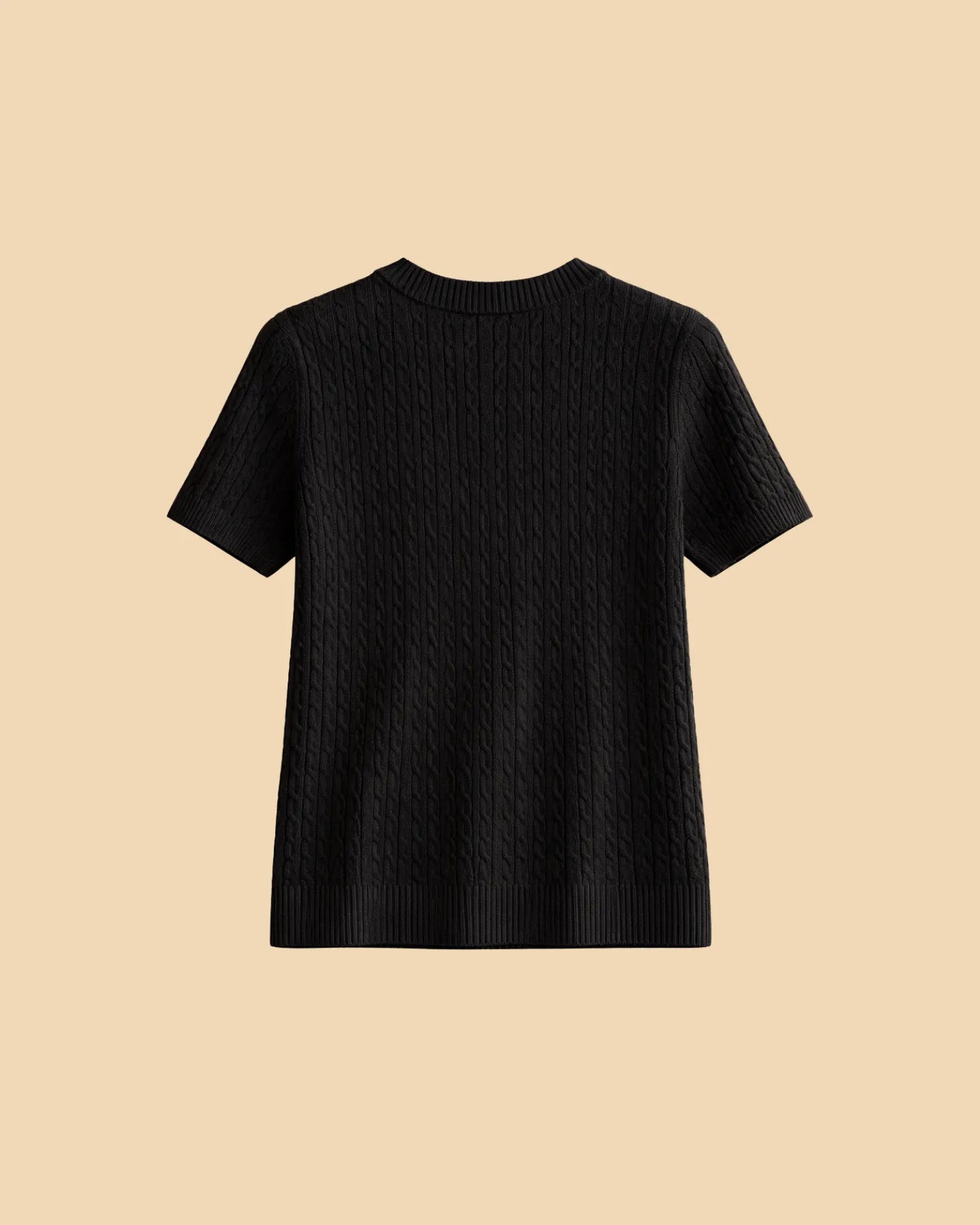Knit Short Sleeve Top