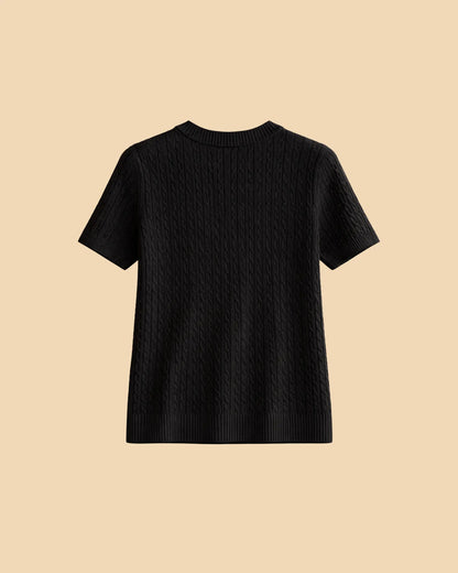 Knit Short Sleeve Top