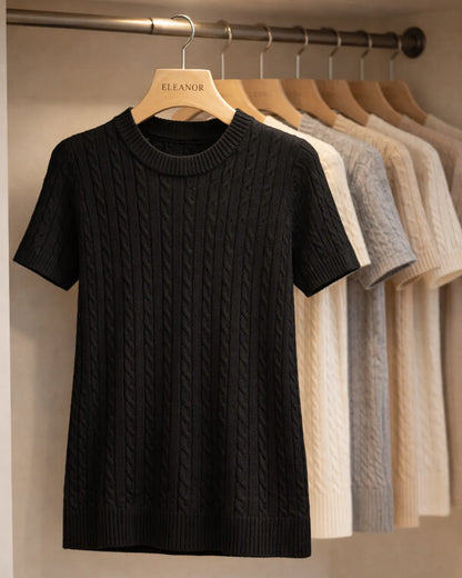 Knit Short Sleeve Top