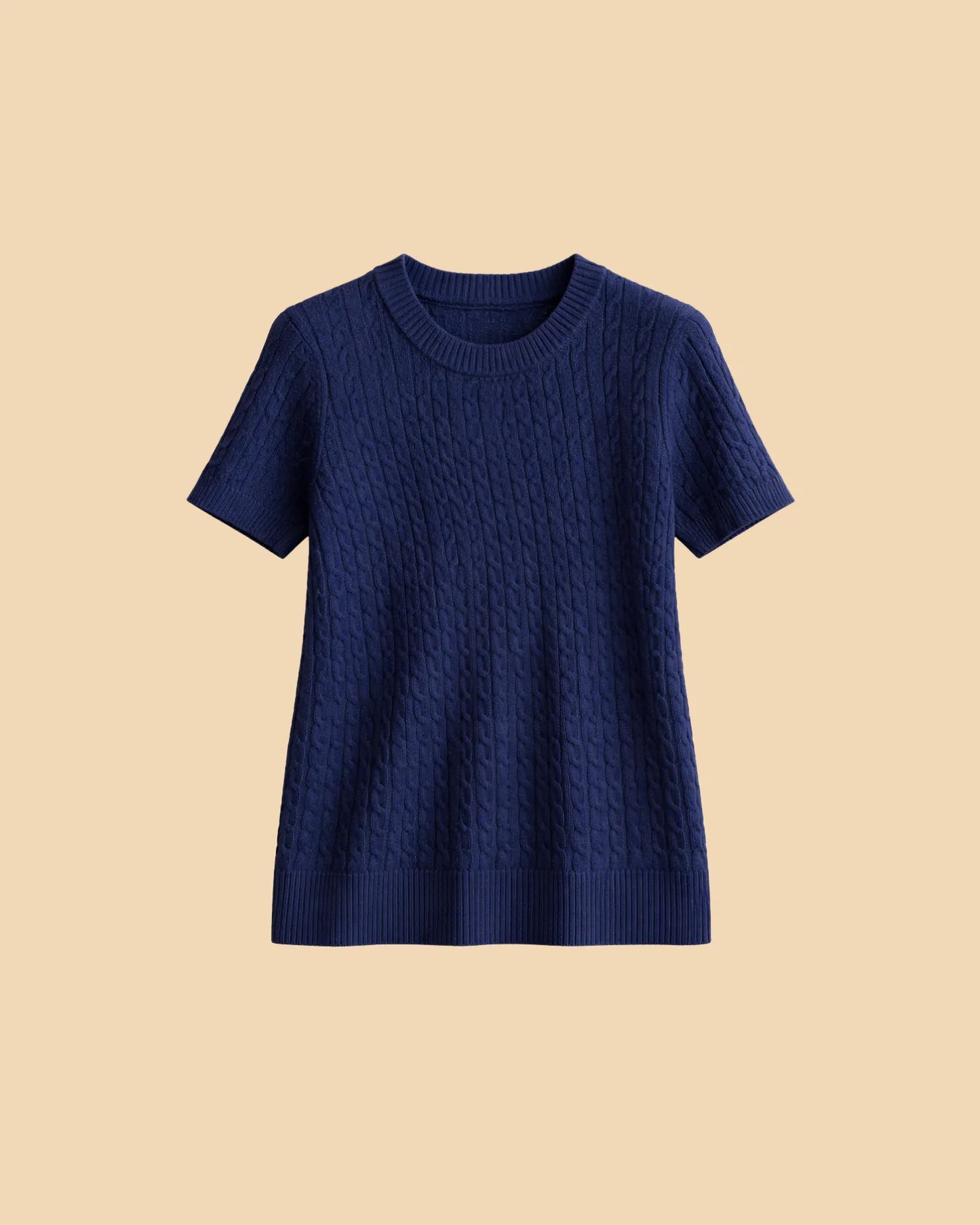 Knit Short Sleeve Top