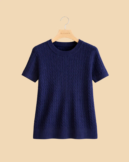 Knit Short Sleeve Top