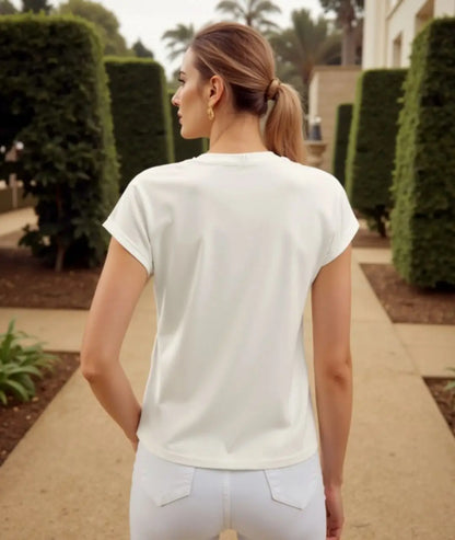 White Cotton T-Shirt