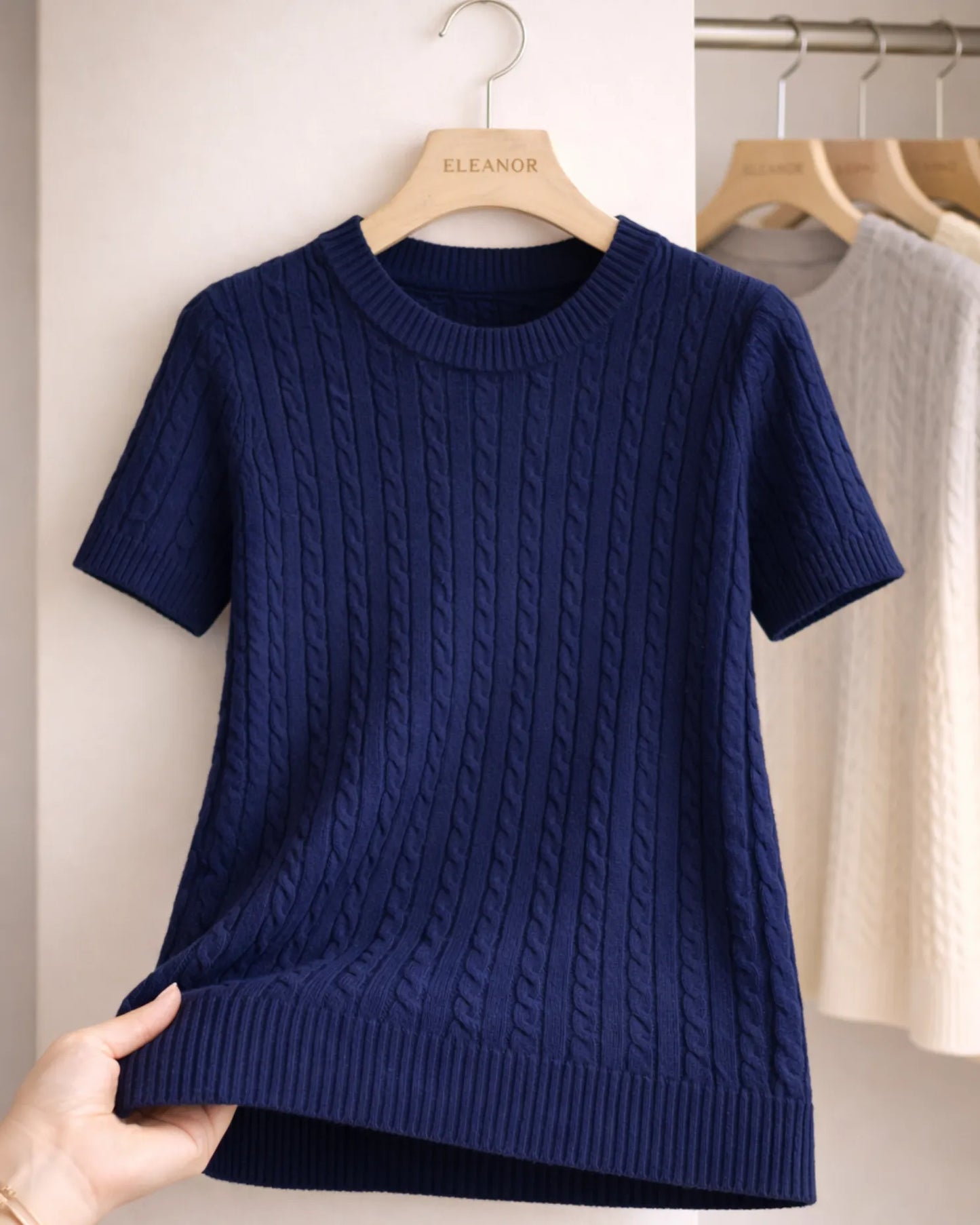 Knit Short Sleeve Top