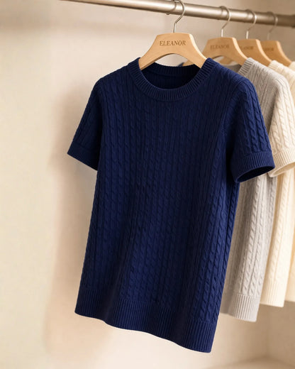 Knit Short Sleeve Top